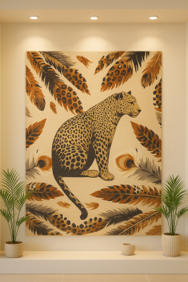 Teppich Waschbar PANTHER DES ORIENTS Julian F.M.Stoeckel